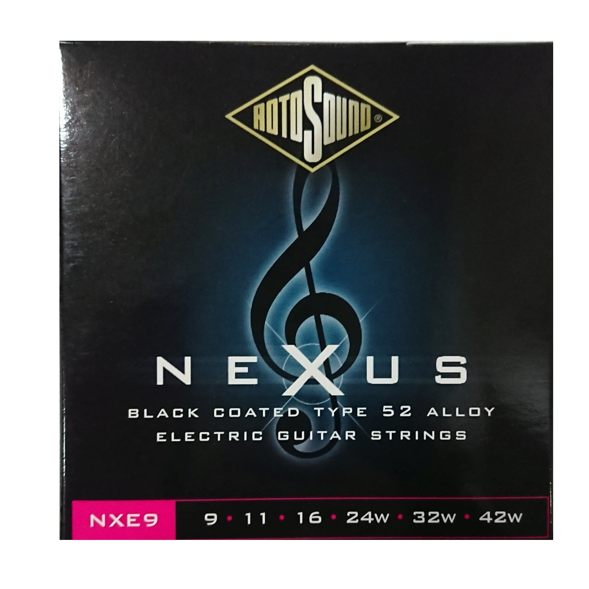 Rotosound Nexus NXE9 Black Coated